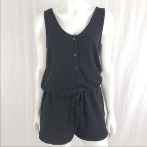Madewell romper button top sleeveless